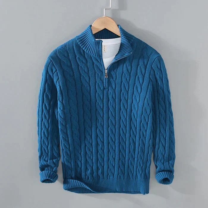 Klassischer Herren Wollpullover – Zeitlos, Warm & Vielseitig Kombinierbar