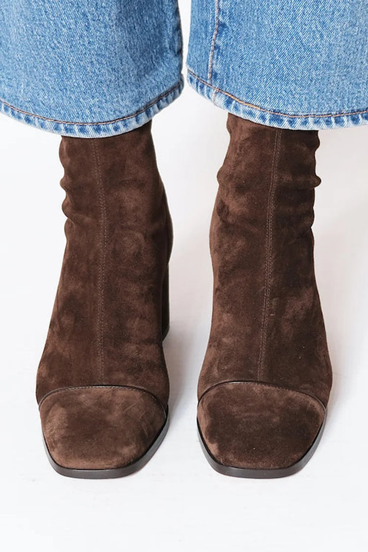 Elegante Damen Stiefeletten | Blockabsatz & Softfinish für stilvollen Komfort