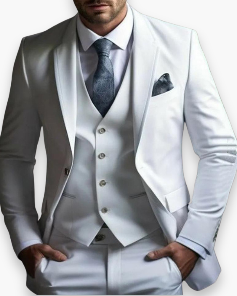 Dreiteiliger Herrenanzug mit Weste | Eleganz und Stil für jeden Anlass