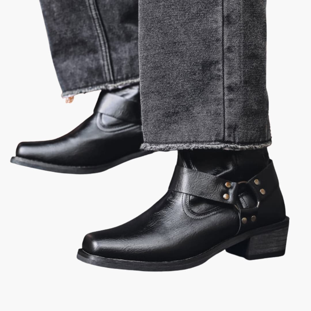 Herren Stiefeletten | Elegante Chelsea Boots mit niedrigem Absatz und seitlichen Laschen