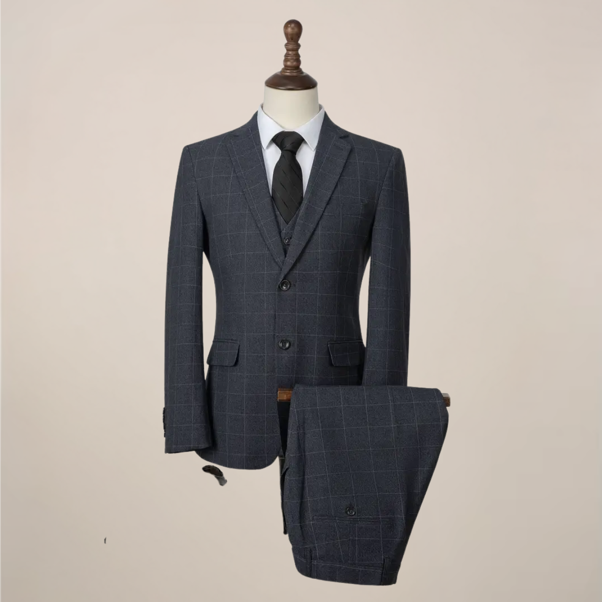 Remy | Herren 3-Teiler Anzug Slim Fit | Maßgeschneidertes Ensemble für Hochzeit & Elegante Anlässe