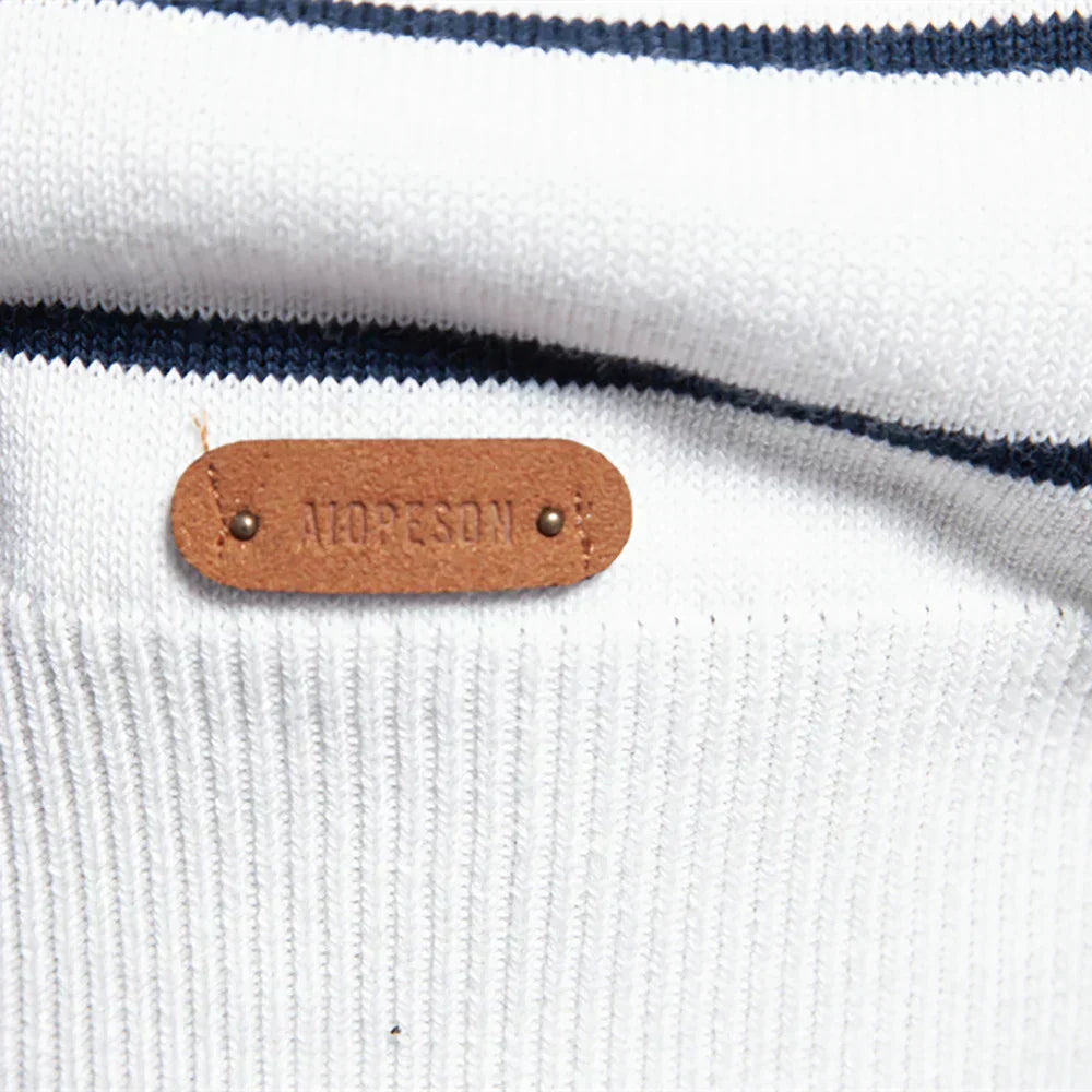 Maritimer Herrenpullover mit Streifen | Klassischer Look trifft bequemen Style