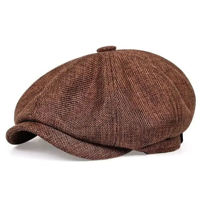 Helmut | Herren Vintage Newsboy Cap – Hochwertige Mütze aus Baumwolle