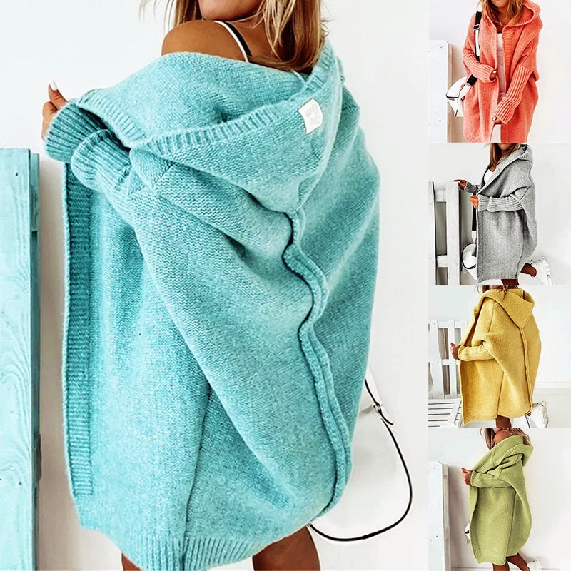 Damen-Strickcardigan | Weiche Oversize-Leichtigkeit für Alltag & Casual-Look