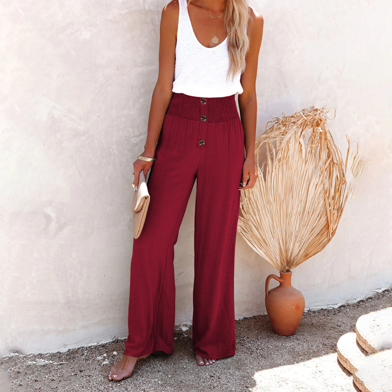 Sabine | Hohe Lockere Hose