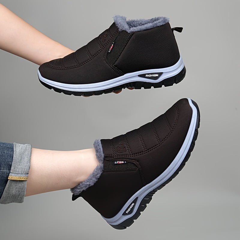 Caelen | Herren Winter-Slip-On Schuhe mit Warmfutter & elastischen Seitenteilen