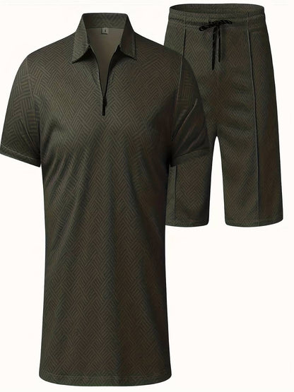 Max | Sommer 2-teiliges Set für Männer: Shirt + Shorts