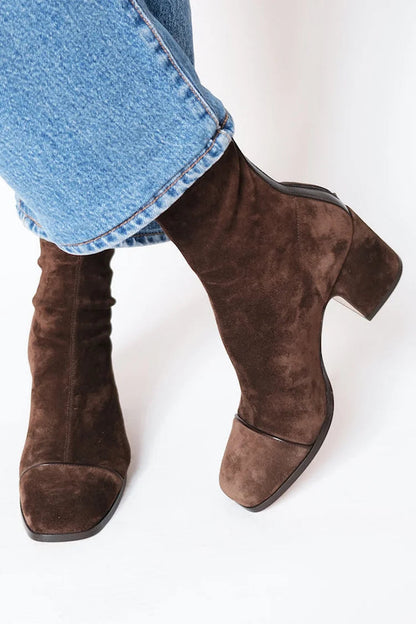 Elegante Damen Stiefeletten | Blockabsatz & Softfinish für stilvollen Komfort