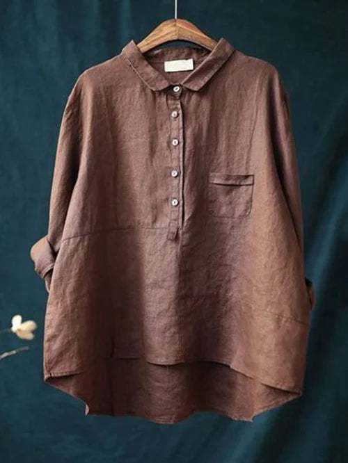 Damen Bluse mit Knopfleiste – Eleganter Stil & Vielseitiger Komfort