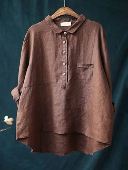 Damen Bluse mit Knopfleiste – Eleganter Stil & Vielseitiger Komfort