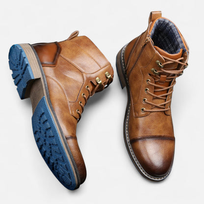 Herren Frühlingsstiefel aus Leder | Leicht, Stilvoll & Retro-inspiriert