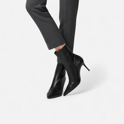 Damen Stiefeletten mit Spitze & Absatz | Retro-Luxus für elegante Outfits