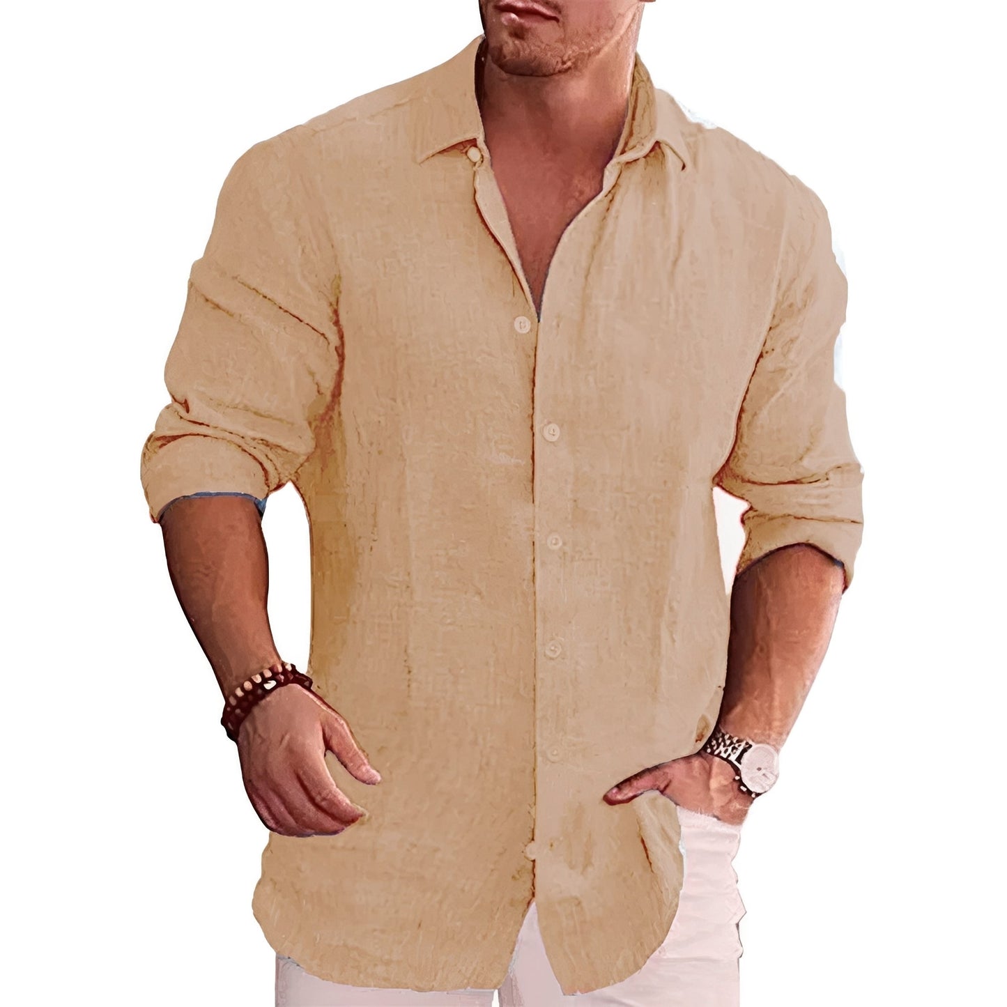 Herren Slim-Fit Hemd – Elegantes Langarmhemd mit moderner Passform