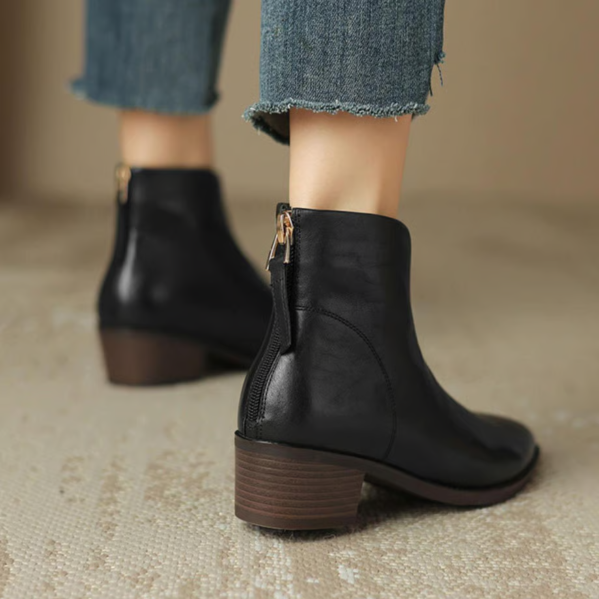 Klassische Damenstiefeletten mit Blockabsatz | Stilvoll & Komfortabel