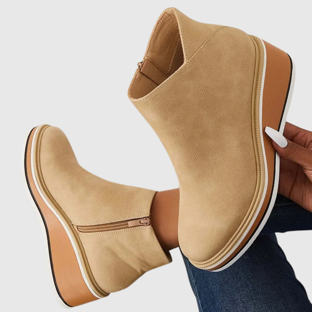 Damen Stiefel mit schlanker Silhouette – Elegante Boots mit Reißverschluss für Alltag und besondere Anlässe