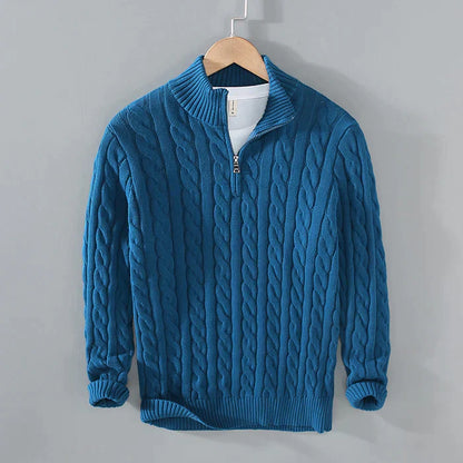 Klassischer Herren Wollpullover – Zeitlos, Warm & Vielseitig Kombinierbar