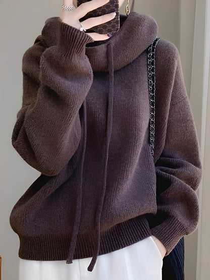 Rollneck Strickpullover Damen | Kuschelige Eleganz für Herbst & Winter