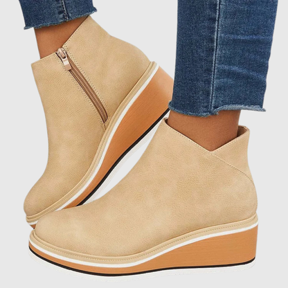 Damen Stiefel mit schlanker Silhouette – Elegante Boots mit Reißverschluss für Alltag und besondere Anlässe