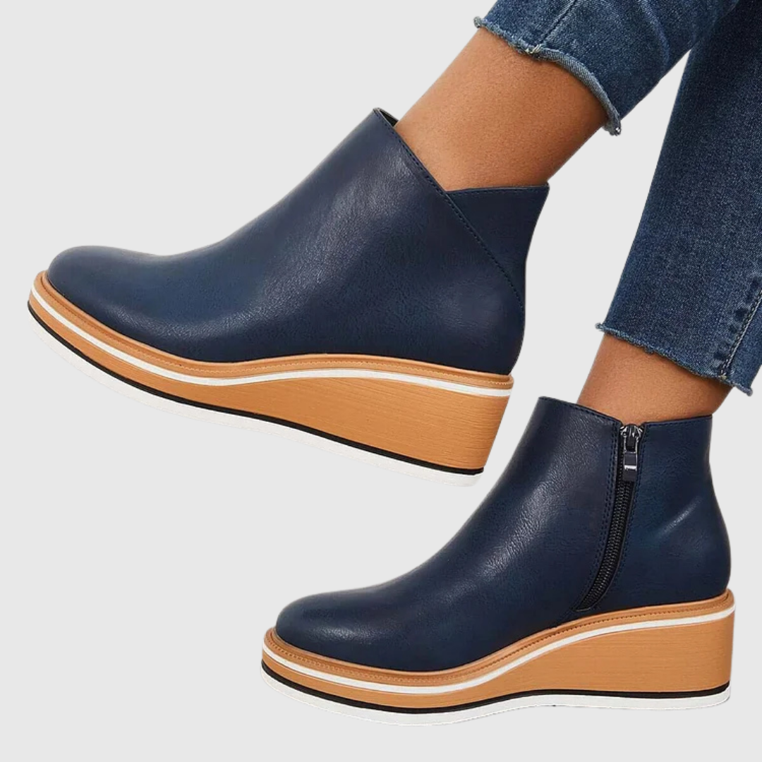 Damen Stiefel mit schlanker Silhouette – Elegante Boots mit Reißverschluss für Alltag und besondere Anlässe