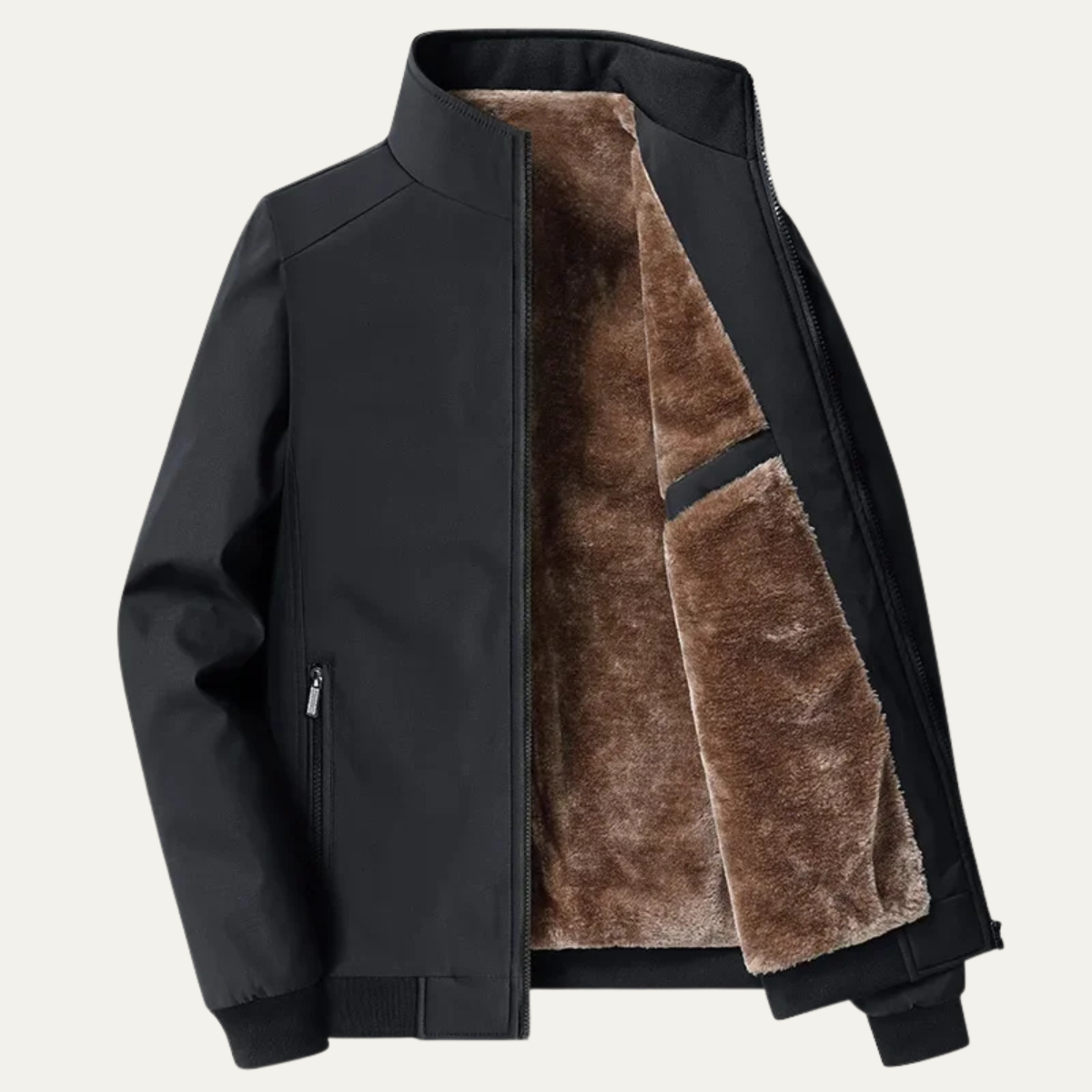 Herren Winterjacke mit Stehkragen – Wärmend, Funktional & Modern für Kalte Tage