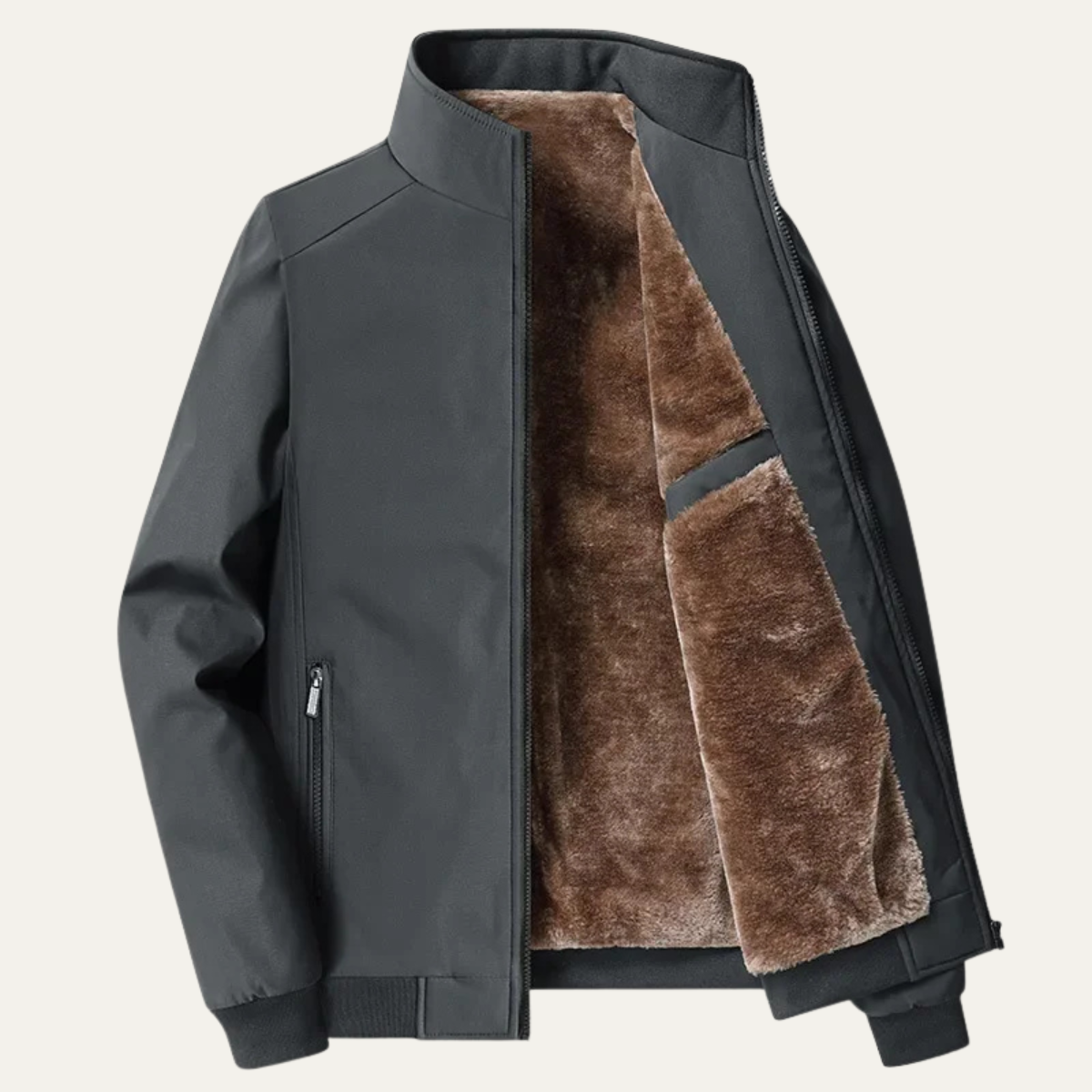 Herren Winterjacke mit Stehkragen – Wärmend, Funktional & Modern für Kalte Tage