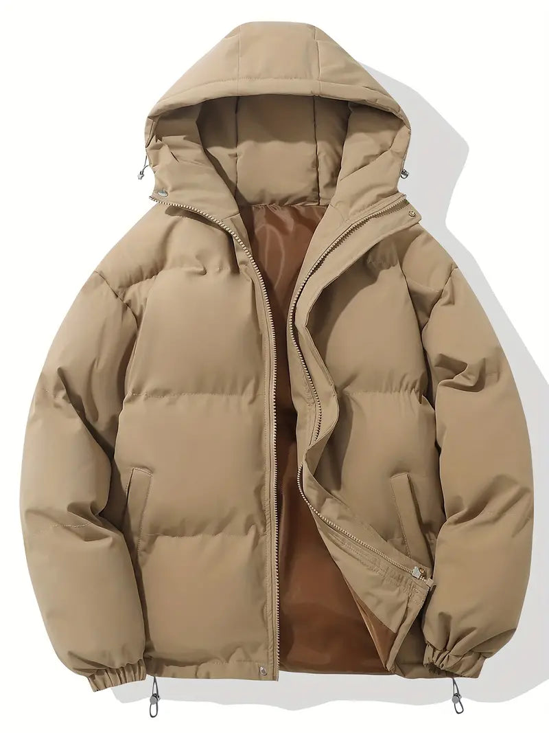 Herren Steppjacke mit Kapuze | Warme, praktische Begleitung für kalte Wintertage