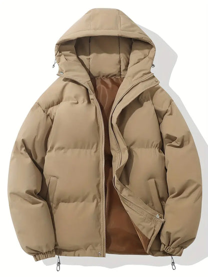 Herren Steppjacke mit Kapuze | Warme, praktische Begleitung für kalte Wintertage