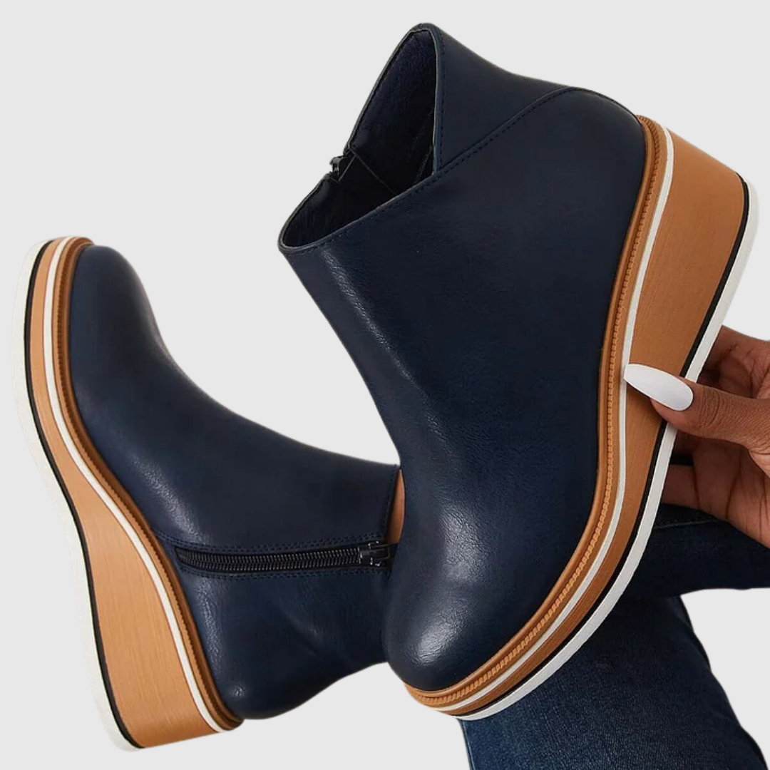 Damen Stiefel mit schlanker Silhouette – Elegante Boots mit Reißverschluss für Alltag und besondere Anlässe
