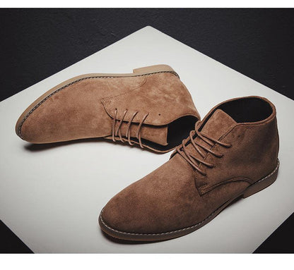 Henning | Herren Schnür-Suede Retro Stiefeletten