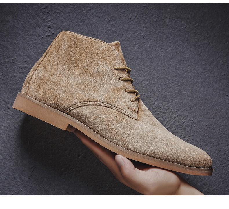 Henning | Herren Schnür-Suede Retro Stiefeletten