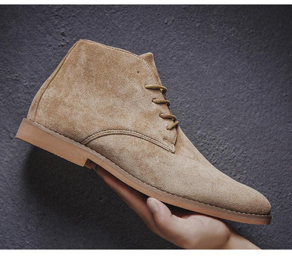 Henning | Herren Schnür-Suede Retro Stiefeletten