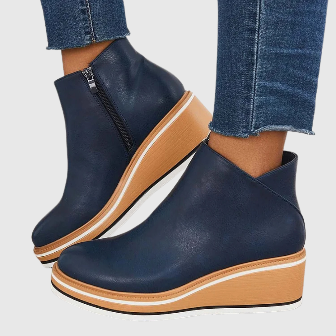 Damen Stiefel mit schlanker Silhouette – Elegante Boots mit Reißverschluss für Alltag und besondere Anlässe