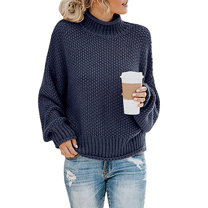 Grobstrick Rollkragenpullover Damen | Kuschelige Wintermode im Urban-Chic