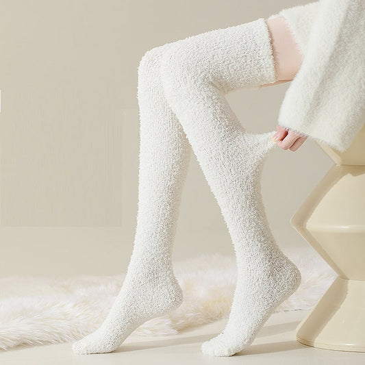 Overknee-Haussocken Damen | Flauschig, Warm & Komfortabel