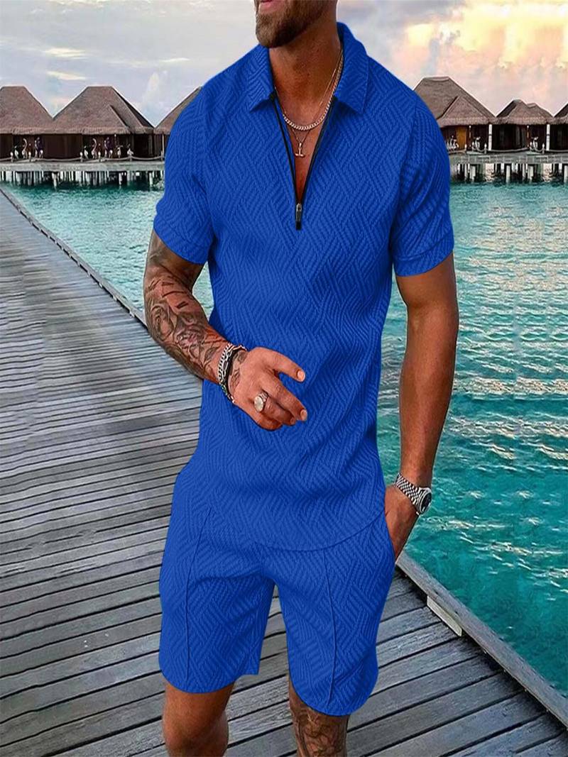 Max | Sommer 2-teiliges Set für Männer: Shirt + Shorts