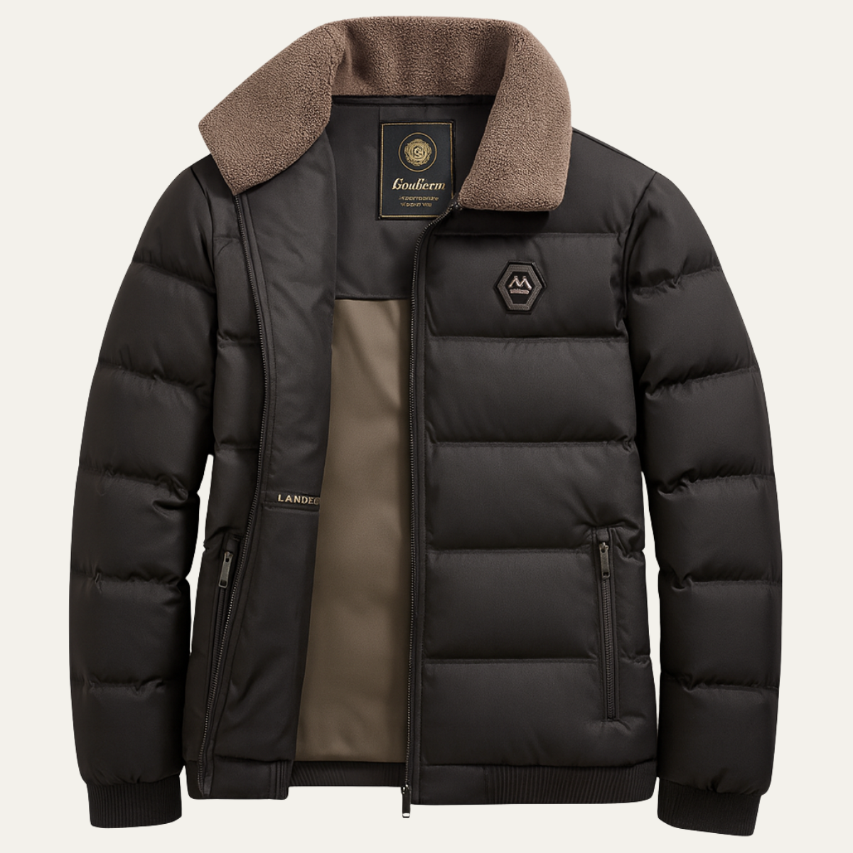 Herren Steppjacke | Warme Winterjacke mit leichter Isolierung