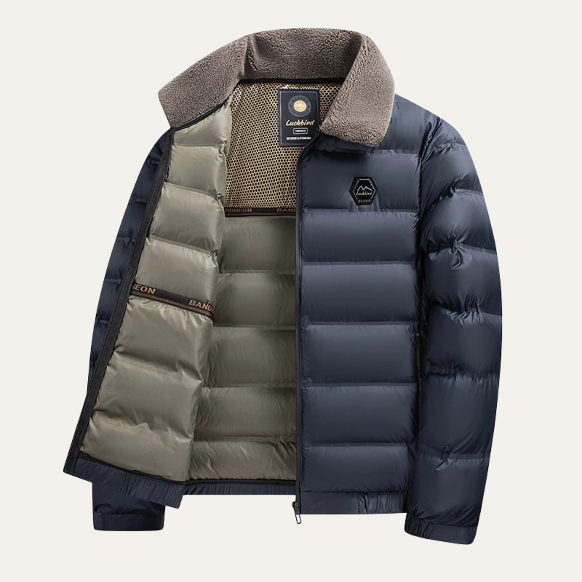 Herren Steppjacke | Warme Winterjacke mit leichter Isolierung