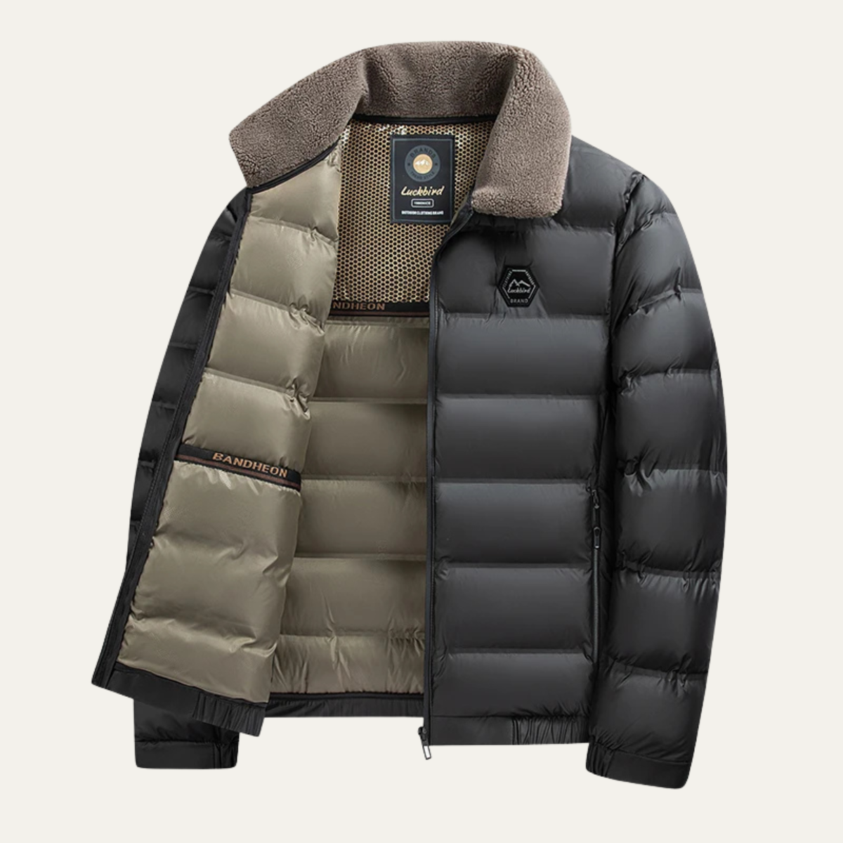 Herren Steppjacke | Warme Winterjacke mit leichter Isolierung