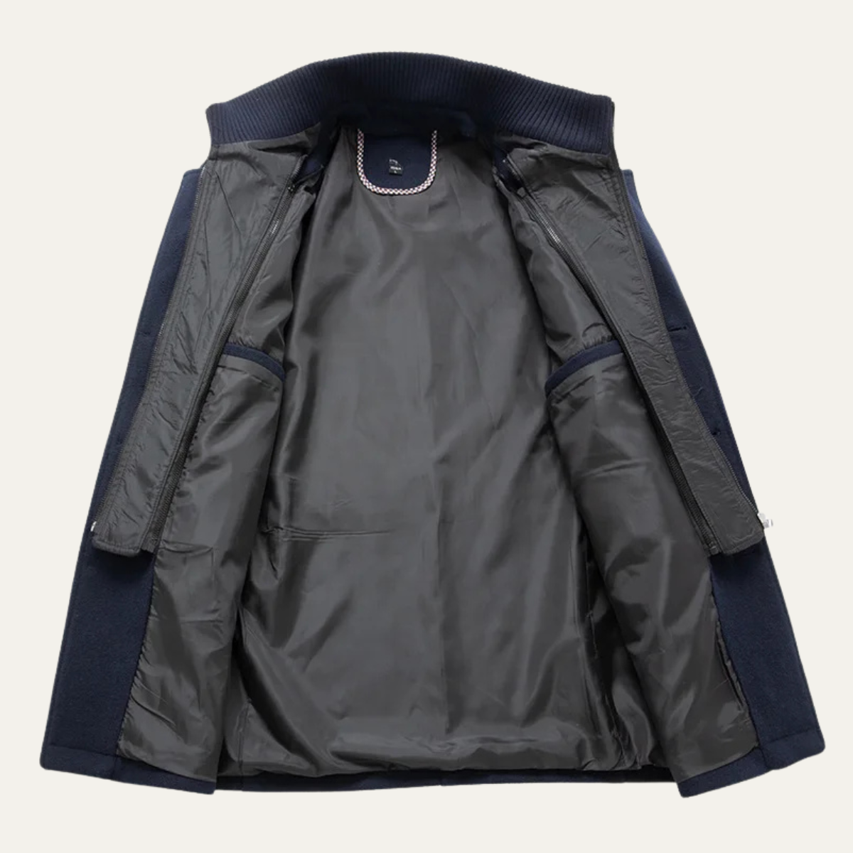 Herren Trenchcoat | Eleganter Wintermantel aus Wollmix
