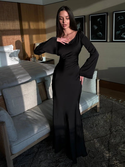 Elegantes Damen Maxikleid | Figurbetont & luxuriös für besondere Anlässe