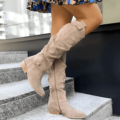 Klassische Damen Stiefel | Weiter Schaft & weiches Obermaterial für Herbst & Winter