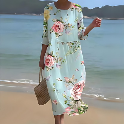 Damen Midi-Kleid – Elegant, Vielseitig & Zeitlos