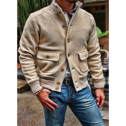 Strukturierte Freizeitjacke Herren | Lässige Eleganz & Funktionalität