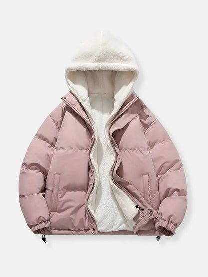 Gefütterte Winterjacke Damen mit Kapuze | warme & stylische Winterlooks