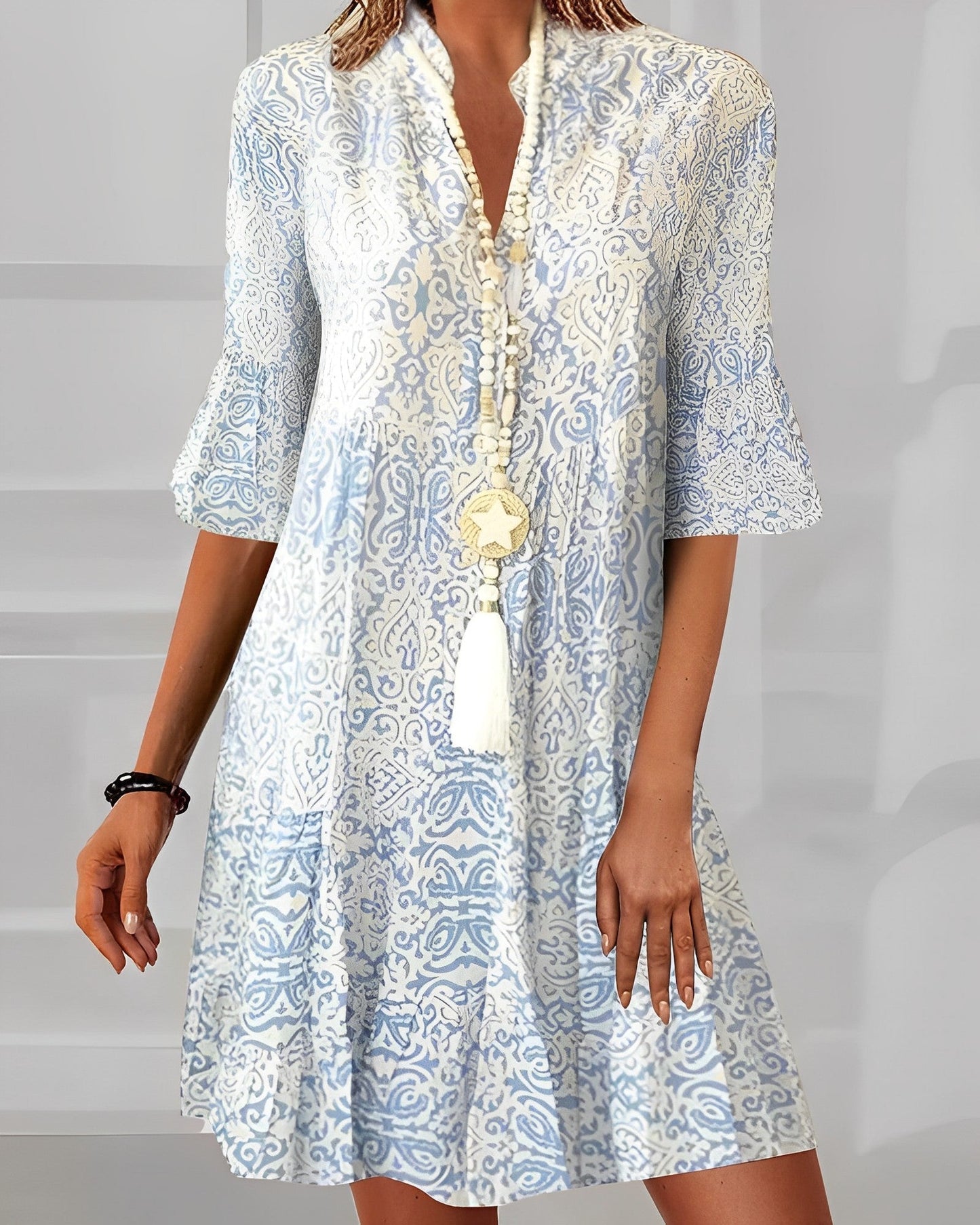 Damen Kleid mit Muster – Eleganz & Zeitloser Stil