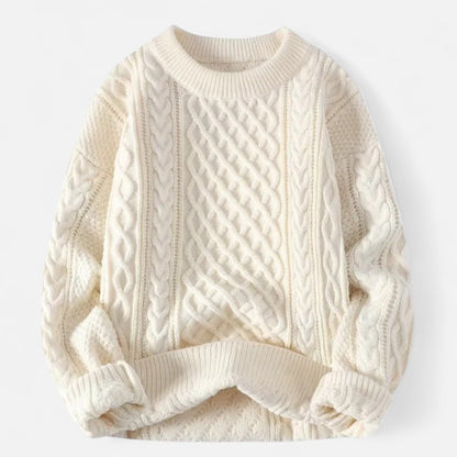 Klassischer Herren Strickpullover mit Zopfmuster – Zeitlos, warm & vielseitig kombinierbar