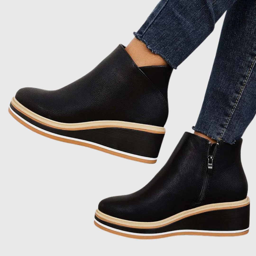 Damen Stiefel mit schlanker Silhouette – Elegante Boots mit Reißverschluss für Alltag und besondere Anlässe