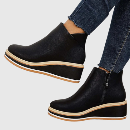 Damen Stiefel mit schlanker Silhouette – Elegante Boots mit Reißverschluss für Alltag und besondere Anlässe
