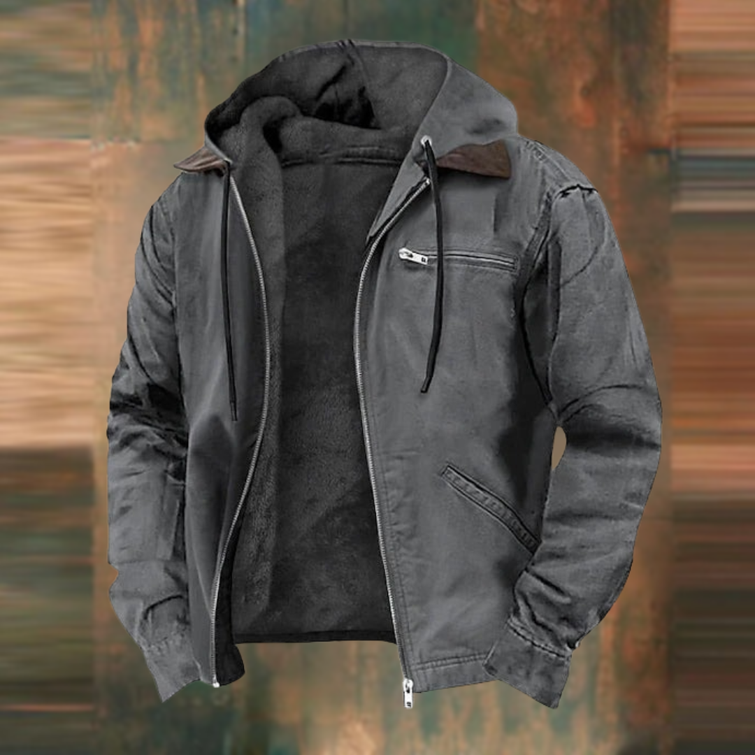 Herren Winterjacke mit Kapuze & Fleece | Warm, robust und stilvoll durch den Winter