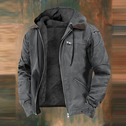 Herren Winterjacke mit Kapuze & Fleece | Warm, robust und stilvoll durch den Winter